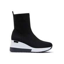 Women's Platform Slip-On Sneakers - Black - View 3