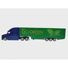 trailer escala 1:87 largo 21 cm ancho 3 cm alto 4.5 cm - azul real - Ver 4