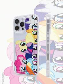 MY LITTLE PONY 1个装奢华可爱小马宝莉主题气垫透明手机壳，官方授权产品，兼容 16/16 Pro/16 Plus/16 Pro Max、17/17 Pro/17 Pro Max、15/15 Pro/15 Plus/15 Pro Max、14/14 Plus/14 Pro Max、13/13 Pro/13 Pro Max、12/11/X/XR/XS Max、Galaxy S25 Ultra、S24 FE、S23 Plus、S22、S21、S20 FE，圣诞节必备可爱智能手机保护套 - 無色 - 查看 1
