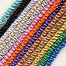 5码8毫米结实耐用的三股伞绳，聚丙烯材质，适用于家居装饰配件DIY手工家纺装饰 - Pick colors - 查看 4