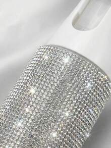 1个200毫升镶钻细雾喷雾瓶，奢华闪亮风格，简约圆柱形，适用于化妆品、家居清洁、头发护理、消毒、浇花等。 - 彩色 - 查看 7