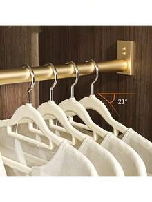 10 chiếc móc treo quần áo vô hình, móc treo quần áo bọc nhung, móc treo quần áo chống trượt, móc treo quần áo dùng trong nhà, chất lượng cao và thiết kế liền mạch. - Nhiều màu - Xem 2