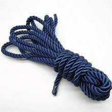 5码8毫米结实耐用的三股伞绳，聚丙烯材质，适用于家居装饰配件DIY手工家纺装饰 - Pick colors - 查看 19