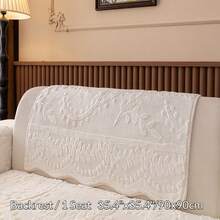 Elegant Beige Faux Rabbit Fur 1pc Sofa Cover - Pet-Friendly, Non-Slip, Machine Washable Couch Protector For 1 To 4-Seater Sofas - Ideal For Living Room, Bedroom, Office Decor - Creamy-white - 查看 12