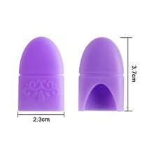 Gel Nail Polish Remover Finger Sleeves, Silicone Nail Art Remover Caps, Protect Hands And Feet Nails Nails Supplies Nail Stuff - Multicolor - View 6