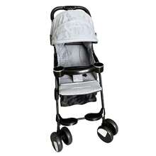 Baby Stroller For 0-24 Months With Sunshade, Lightweight And Portable, One-Button Quick Fold, Reclining Seat For Sitting Or Lying Down, Ideal For Boys And Girls, Daily Use And Outings - 灰色 - 查看 4