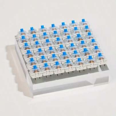 50pcs Mechanical Keyboard Switches, Blue/Black/Red Switches, Hot-Swappable Mechanical Keyboard DIY Switches With Keycap Puller, Crisp Tactile Sound, Suitable For Home, Office, And Gaming
