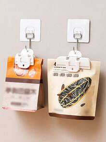 2pcs Sealing Clips, Sealing Clips, Kitchen Food Plastic Bag Clips, Moisture-Proof Household Preservation Clips For Food And Snacks. - Multicolor - View 9