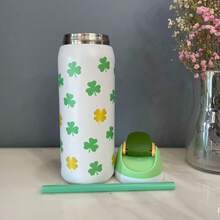32 Oz Outdoor Sports Water Cup Water Bottle Stainless Steel Vacuumowala Insulated Cup With Lid And Straw Suitable For Water, Iced Tea Or Coffee. - Nhiều màu - Xem 17