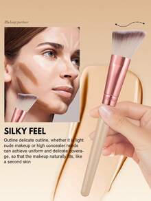 开斋节35件套化妆刷套装，包含25支柔软的化妆刷，例如散粉刷、腮红刷、修容刷、高光刷、粉底刷、鼻影刷、眼影刷、眉刷、唇刷和细节刷；另附3个液体化妆蛋、3片洁面棉片、2根发圈、1个腕带和1个刷子清洁碗。适合初学者、专业化妆师和美妆新手练习使用。 - 杏色 - 查看 3