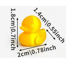 10pcs/20pcs/30pcs Mini Cute Duck Animal Micro Figurines, Decorative Accessories For Landscaping, Desktop Decor, Ideal Gifts For Valentine's Day, Christmas, Halloween, New Year, School Events, Birthday Parties, Etc. (Random Colors) - Multicolor - View 5