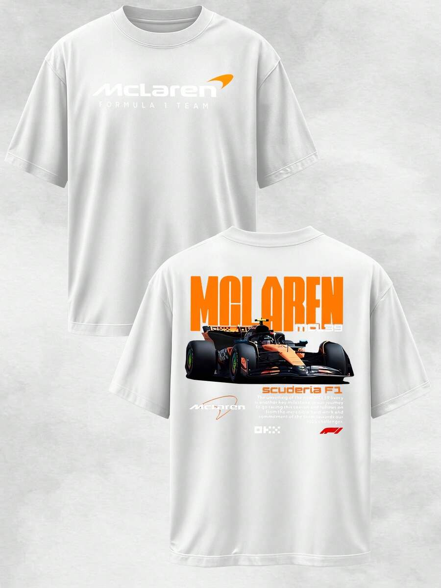 Men's  Motul Nap N Race Repeat Graphic T-Shirt - Please Do Not Disturb Watching F1 - 100% Cotton Racing Fan Tee, Perfect Father's Day Gift - 白色 - 查看 1