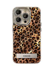 1pc Leopard Print Phone Case Compatible With IPhone 11/12/13/14/15/16/17 Pro Max - Multicolor - View 2