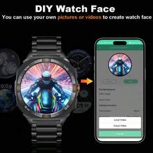 SENBONO 2026 新款 1.46 英寸 GPS 智能手表，支持无线通话同步、短信提醒、GPS L1+L5 双频定位、指南针、海拔高度、气压显示、3D 动态表盘、800mAh 大容量电池，内置 100 多种运动模式，适用于 iOS 和安卓手机，男女户外运动爱好者均可佩戴。 - 黑色 - 查看 8