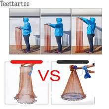 Teettartee Lưới đánh cá bằng nhôm đúc kiểu Mỹ, thích hợp cho cả đánh bắt cá nước mặn và nước ngọt. - Nhiều màu - Xem 8