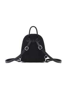 Women's Fashionable Backpack, Lightweight And Stylish, Suitable For Travel, Shopping, And School - Black - View 7
