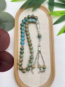 33pcs 10mm New Explosion Flower Beads Suitable For Muslim Daily Prayer Beads TASBIH - Multicolor - View 8