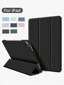 Watermelon Pink Protective Case With Pencil Slot, Tri-Fold Stand, Auto Wake/Sleep Function For IPad (A16) 11th Gen 11-Inch (2025) And IPad 10th Gen 10.9-Inch (2022)