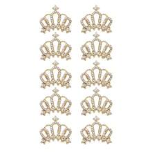 10/20个迷你皇冠，可用于手工制作、水钻装饰、皇冠装饰、水钻吊坠，适用于珠宝制作、服装、派对装饰 - 皇冠 - 查看 14