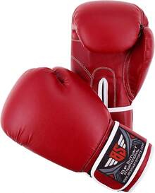 Boxing Gloves - Rojo Plain/White - View 8