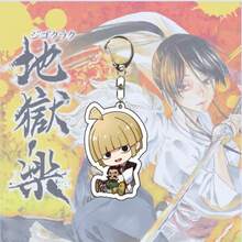 1个6厘米可爱柚子叶钥匙扣 地狱乐园周边双面胶 日常小装饰 - 彩色 - 查看 7