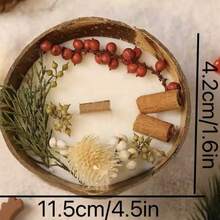 Nến thơm thủ công hình bát dừa 11cm, 1 chiếc nến thơm không khói làm từ sáp đậu nành tự nhiên, có thể tái sử dụng, hương hoa, trang trí nhà cửa cho phòng khách, phòng ngủ, ánh nến lãng mạn, quà tặng đám cưới, quà tặng Valentine, sinh nhật cho phái nữ, nhiều mùi hương. - Nhiều màu - Xem 7