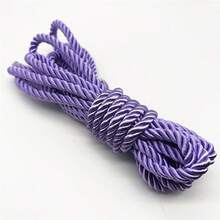 5码8毫米结实耐用的三股伞绳，聚丙烯材质，适用于家居装饰配件DIY手工家纺装饰 - Pick colors - 查看 18