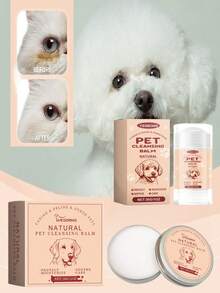 Yegbong Pet Tear Stain Remover Cream, Gentle Cleaning For Cat And Dog Tear Stains, Eye Care Cleaning Cream - Multicolor - View 2