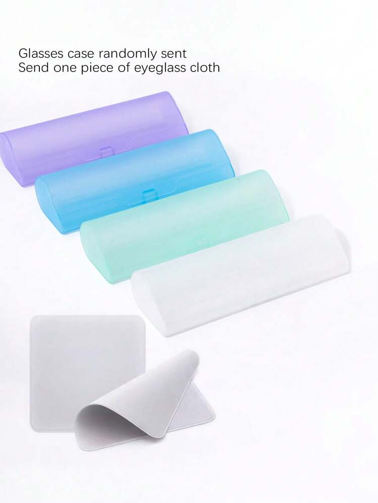 1pc Kids Fashion Square Frame Glasses, Non-Prescription, Anti-Slip, Flexible, Casual, Suitable For Boys And Girls - Elastic a - View 4