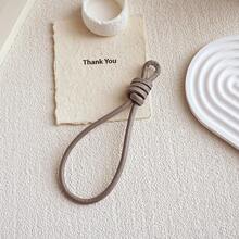 INS Style Leather Rope Pendant Accessories, DIY Doll Doll Keychain, Handmade Braided Rope Phone Wrist Strap - Multicolor - View 15
