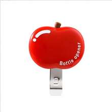 2 chiếc dụng cụ mở nắp chai hình quả táo có nam châm, dụng cụ mở nắp bia/đồ uống dễ thương, kẹp niêm phong đa năng dùng cho tủ lạnh. - Nhiều màu - Xem 8