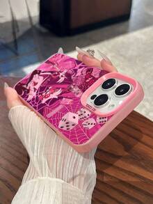 Funda para teléfono con diseño de fiesta en rosa neón, compatible con  17,  16 Pro Max,  15 Pro Max,  13 y  12. Esta moderna funda le da un toque divertido a tu teléfono y ofrece una excelente protección. Es perfecta para los amantes de las fiestas y un regalo único para amigos y ocasiones especiales. - Rosa - Ver 6