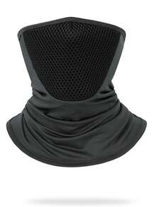 Women's Mesh Face Mask - Breathable, Sweat-Absorbent, UV Protection, Integrated Neck Design, Comfortable For Outdoor Cycling And Hiking - Mesh Style - View 13