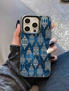 Festival Special Phone Case - Traditional Arabic Lanterns & Crescent Moon Design, Ideal Gift For Celebration, Compatible With IPhone 17 Pro, 16, 16 Plus, 16 Pro Max, 16e, 16 Pro, 15, 15 Plus, 15 Pro Max, 15 Pro, 14, 14 Plus, 14 Pro Max, 14 Pro, 13, 13 Pro,International Version, Not The Domestic Version - Multicolor - View 6