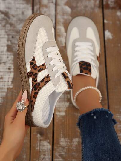 Retro German-Style Casual Low-Top Sneakers, Fashion Versatile Sports Skateboard Shoes, Leisure White Shoes