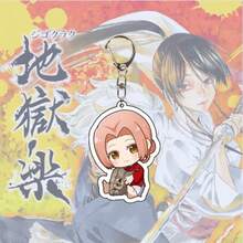 1个6厘米可爱柚子叶钥匙扣 地狱乐园周边双面胶 日常小装饰 - 彩色 - 查看 20