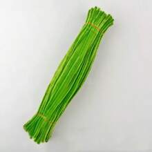 100 chiếc que làm sạch ống nhung nhiều màu, thích hợp cho các dự án thủ công và DIY, bộ que làm sạch ống xoắn 2 màu, bộ que làm sạch ống hình hoa. - Nhiều màu - Xem 14