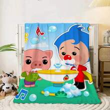 Plims Large Blanket Bed Personalized Blanket King Size Decorative Blankets For Sofa Luxury Bedding Fluffy Soft Blankets & Throws - 黑色 - 查看 1