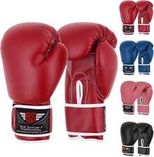 Boxing Gloves - Rojo Plain/White - View 3