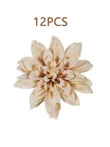 5/12 Stück Künstliche Gerbera Gänseblümchen Blumen mit Stielen, Seidenblumen Deko für Zuhause, Esszimmer, Outdoor Garten, Party, Geschenk, Braut Handgelenk Corsage, Valentinstag Muttertag, DIY Hochzeitssträuße Kranz, Vorgarten, Brautstrauß - Champagnerfarben - Übersicht 8