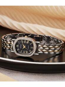 1块优雅天然石英表，独特设计，理想礼品，年末促销 - 銀色 - 查看 4