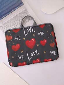 Random Pattern Printed Laptop Sleeve, Laptop Fabric Cover Accessories, Soft Laptop Sleeve, Soft Laptop Cover, Laptop Cover, Tablet Cover, Pouch, Laptop Zipper, Computer Cover, School & Office - Multicolor - View 7