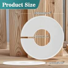 Closet Dividers Clothes Organizers - Closet Organizers Plastic Clothes Size Dividers Labels Separators For Garment Organizer (Marker Not Included) - 白色 - 查看 6