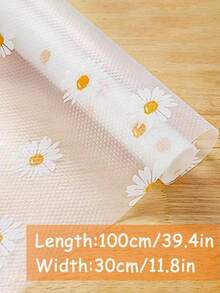1 Cuộn Tấm Lót Tủ In Hình Hoa Cúc, Thảm Ngăn Kéo Chống Trượt Có Thể Cắt Tỉa, Tấm Lót Tủ Lạnh Chống Thấm Nước EVA, Thảm Lau Bàn Bếp Dễ Vệ Sinh, Món Quà Tuyệt Vời Cho Ngày Valentine, Năm Mới, Ngày của Mẹ, Lễ Tốt Nghiệp - Nhiều màu - Xem 9