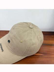 New Spring/Autumn Embroidered Letter G Soft Top Curved Brim Baseball Cap, Unisex Sun Protection Hat - A - View 5