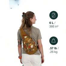 Unisex Daylite Sling Hiking Pack - Black - View 2