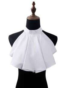 Vintage French Collar, Imitation Collar, Washed Collar, Bib Collar, Opera Performance, Cosplay Accessories - White - View 8