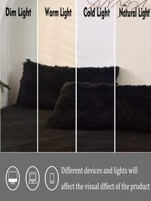 1 vỏ gối nhung đen, vỏ gối ôm dài, chất liệu flannel truyền thống siêu mềm, phù hợp cho nam, nữ, ký túc xá, phòng ngủ, ghế sofa, nhà cửa, mọi mùa, có thể giặt máy, không kèm ruột gối. - màu đen - Xem 6