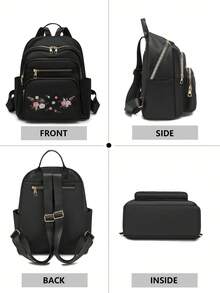 Fashionable Casual Multifunctional Women Backpack, New Commute Travel Shoulder Crossbody 2-In-1 Bag, Suitable For Students, Work, Outdoor Travel, Sports, Shopping And More - Multicolor - View 4