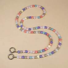 1pc Pearl Bow Crossbody Phone Lanyard, Fashion Phone Strap Chain, Universal Bag Charm - Multicolor - View 2